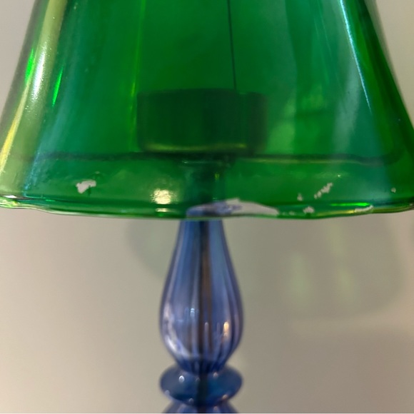 BUNDLE - Set of 2 - Unique Vintage Tea Light Candle holder’s Lovely Colours - Picture 8 of 15